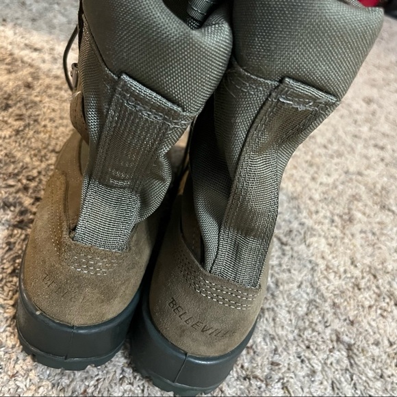 Belleville 600 Sage Green Combat Boots Size 6 - Picture 4 of 14